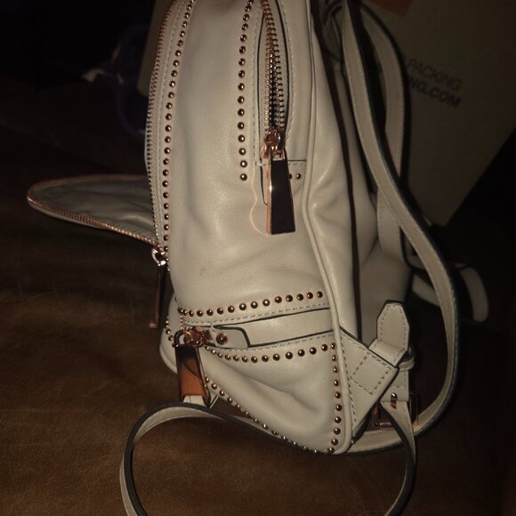 Michael Kors Mini Backpack โ Rose Gold Studs โจ- Gift-Ready - Fall Fashion - Picture 4 of 9